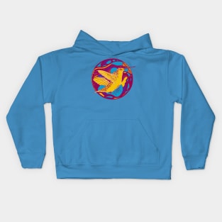 Triad Circle of The Hummingbird Kids Hoodie